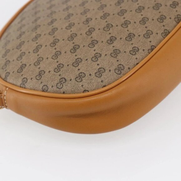 GUCCI Micro GG Supreme Shoulder Bag PVC Beige Gold 007 89 1113 Auth BA7112 - Picture 4 of 16